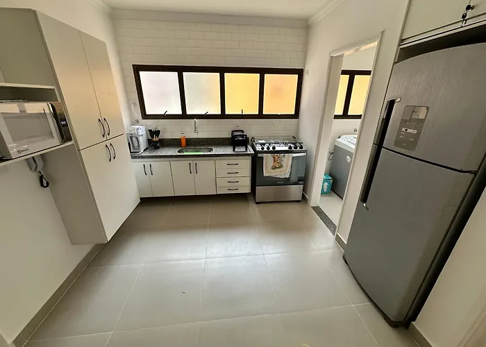 Frente Mar Com Garagem, Ar Condicionado E Wi-Fi Gratis Em Santos