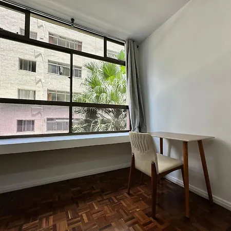 Apartamento Frente Mar Com Garagem, Ar Condicionado E Wi-Fi Gratis Em Santos Exterior foto