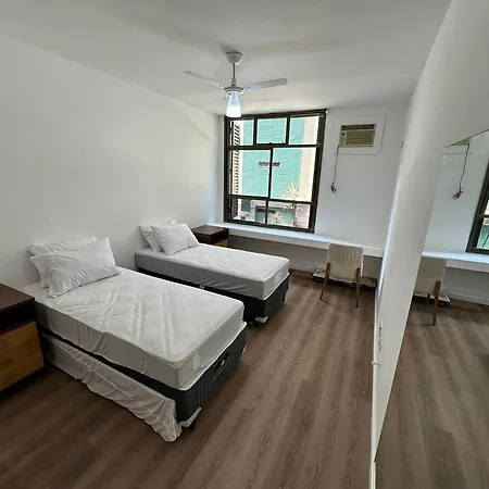 Apartamento Frente Mar Com Garagem, Ar Condicionado E Wi-Fi Gratis Em Santos Exterior foto