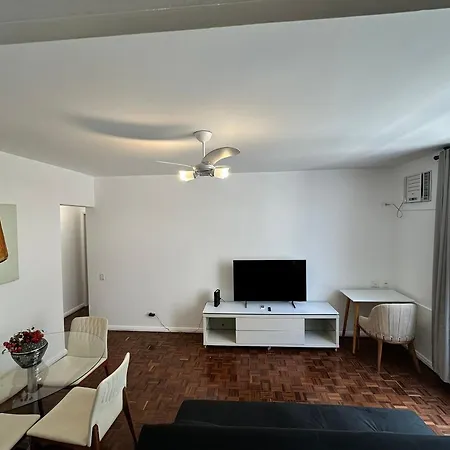 Apartamento Frente Mar Com Garagem, Ar Condicionado E Wi-Fi Gratis Em Santos Exterior foto