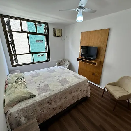Apartamento Frente Mar Com Garagem, Ar Condicionado E Wi-Fi Gratis Em Santos Exterior foto